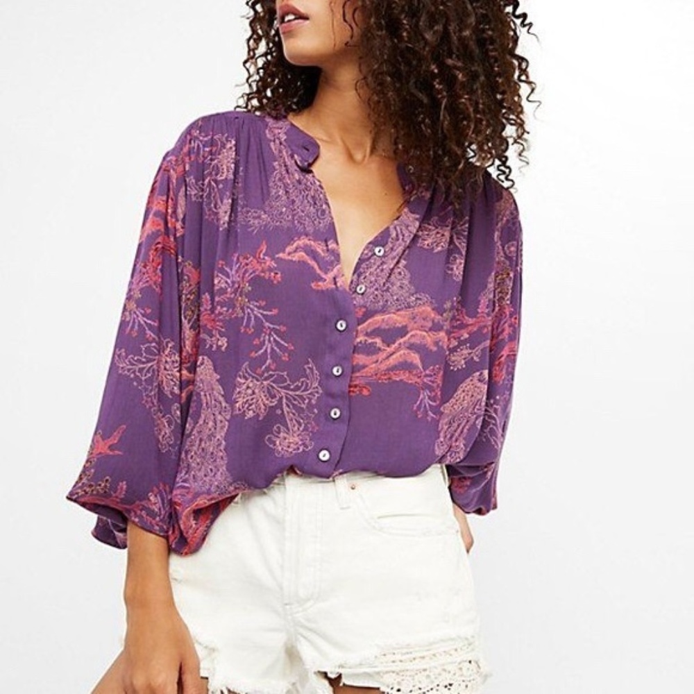 SOLD! Free People Bloom Blouse S